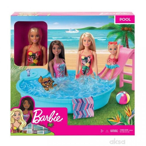 Barbie lutka sa bazenom A070971 Cene