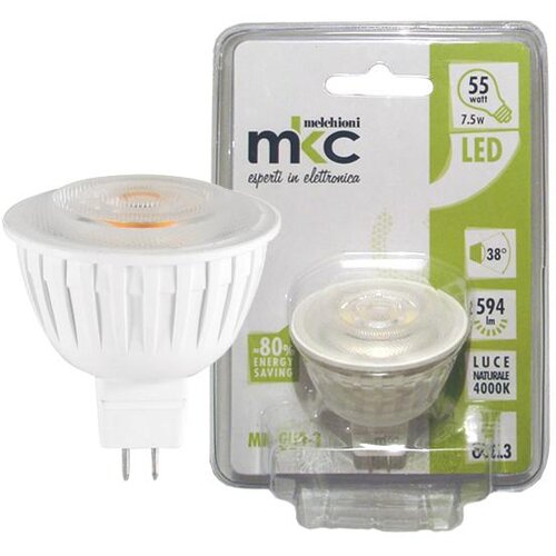 Mkc Sijalica, LED 7.5W, 4000K,12V DC, prirodno bijela svjetlost &amp;ndash; LED MR1638 GU5.3/7.5W-N Slike