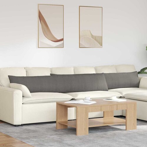 vidaXL jastučići za sofu 2 pcs svijetlo siva 200 x 40 cm Cijene