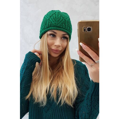 Kesi Women&amp;#039;s cap Leaves K245 green Slike