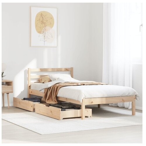 vidaXL Okvir kreveta bez madraca 100x200 cm konstruirano drvo Cijene