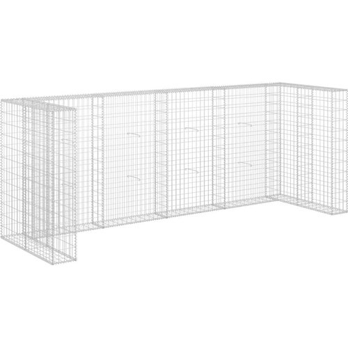 VidaXL gabionski zid za kante od pocinčanog čelika 320 x 100 x 120 cm Slike