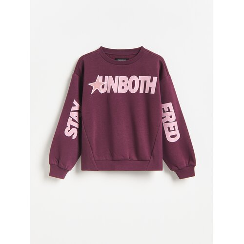 Reserved GIRLS` JOGGING TOP - boja mahagonija Cene