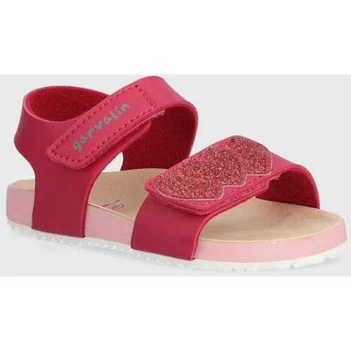 Garvalin Dječje kožne sandale boja: ružičasta