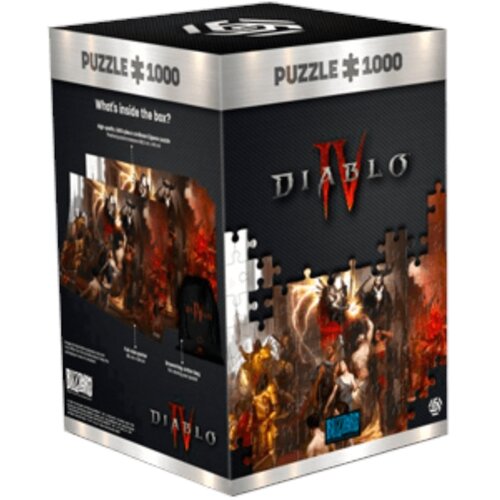 Lotte Diablo IV: rojstvo Nephalema | 1000 komad sestavljanke | Vključuje plakat in torbo | 68 x 48 | Za odrasle in otroke, stare 14 let in več | Kot nalašč, (20834904) Cene