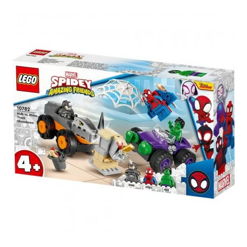 Lego LEGO® Spidey Spopad Hulka in Rhina v pošastnih tovarn (10782)