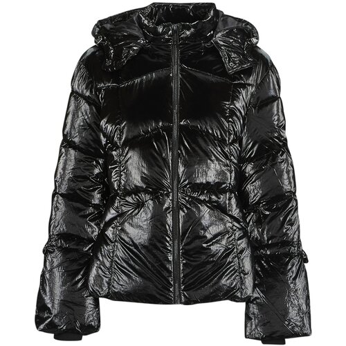 Guess Puhovke PALOMA SHORT PUFFA JACKET Črna Slike