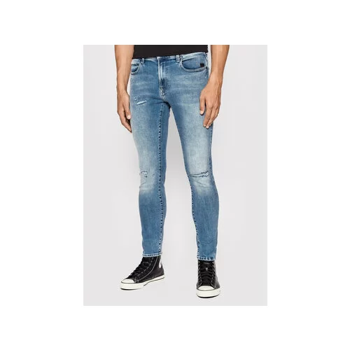 G-star Raw Jeans hlače Revend Fwd D20071-C051-D295 Modra Skinny Fit