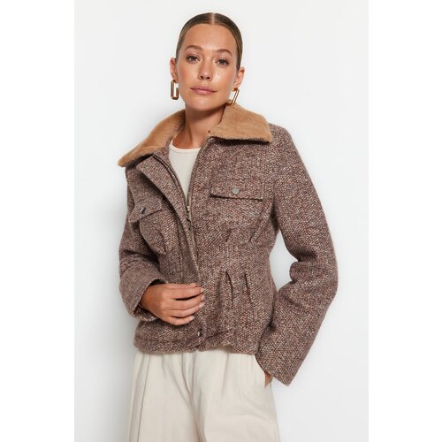 Trendyol Coat - Brown - Basic Cijene