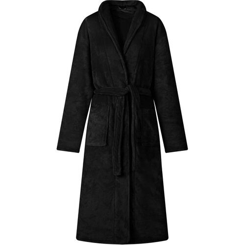  Bade mantil bez kapuljače Crna xxxl Flanel Cijene