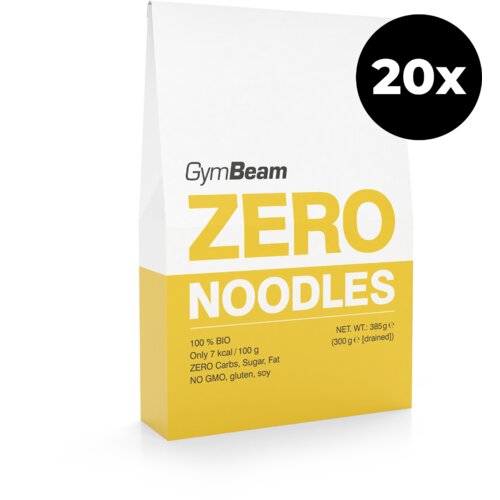 GymBeam bio zero noodles 385g Cene