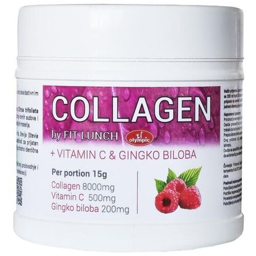 Olympic Kolagen sa vitaminom C i Gingko Bilobom Malina, 450g Slike