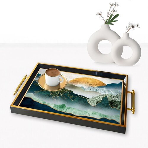 Aberto Design Poslužavnik TPA9870 50 x 29 x 3.5 cm, Šareni Cene