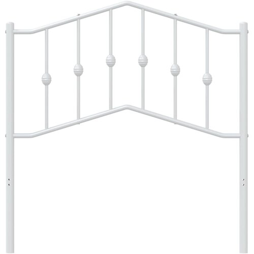  Metalno zamjensko uzglavlje bijelo 90 cm Slike