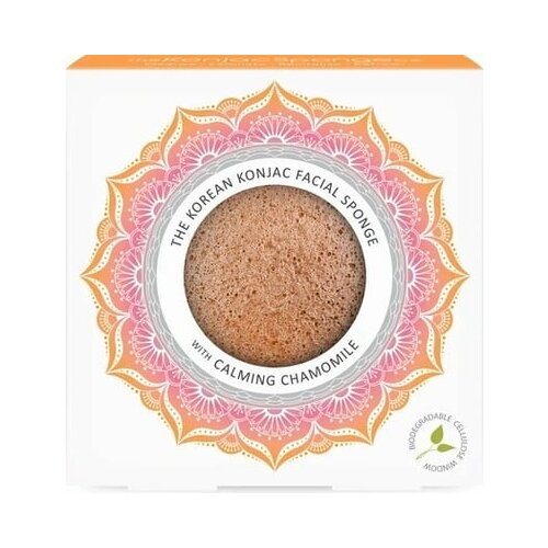 The Konjac Sponge Company mandala konjac facial sponge chamomile &amp;amp; pink clay Slike