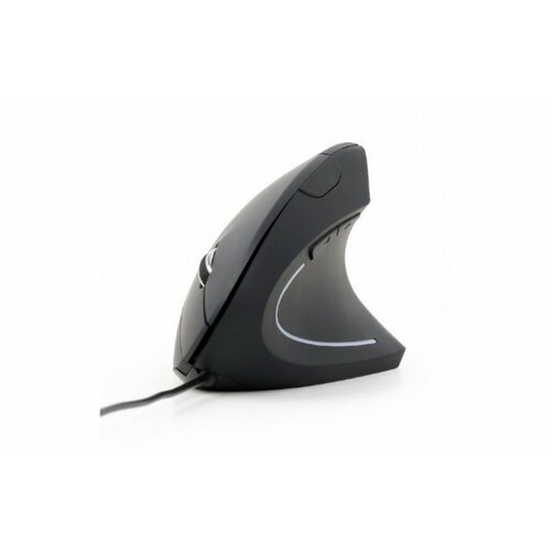 Gembird Ergonomic Optical Mouse 1200-3200 DPI, 6 Buttons, USB, Black, Cable 1.35m Cene