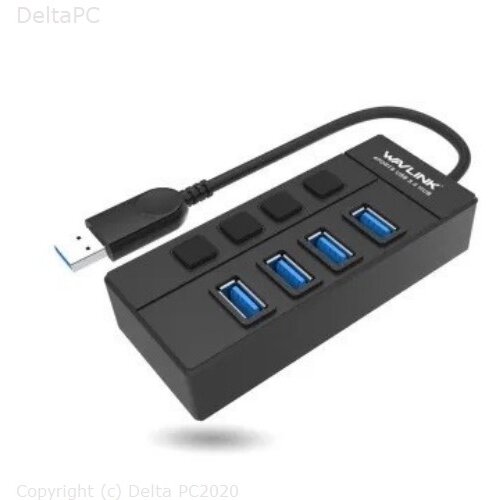  SuperSpeed USB 3.0 Hub 4 portni Individualni prekidaci WAVLINK Cijene