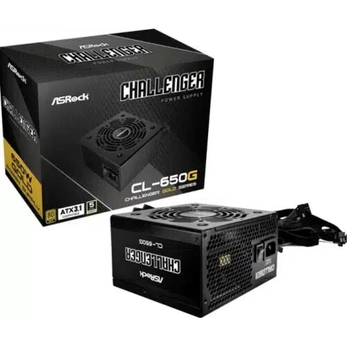 AsRock PSU 650W Gold, CL80PLUS, 120mm fan, ATX 3.1PCIe 5.1 Cijene