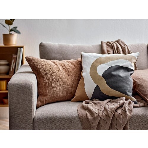 S&amp;ouml;dahl Smeđa pletena deka 130x170 cm Gentle &amp;ndash; Slike
