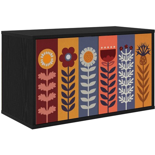  ormar za montažu na zid ESSEN 69 x 33 x 40 cm Crni hrast Cijene