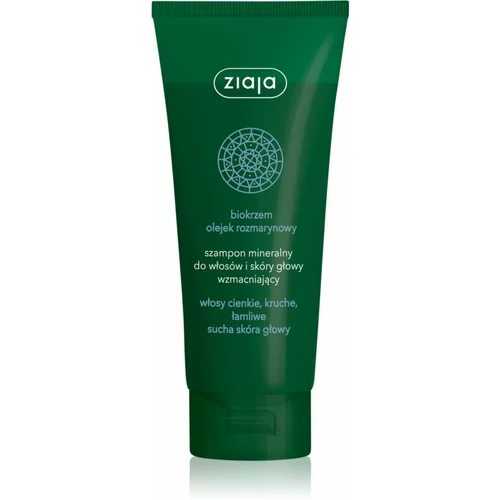 Ziaja Mineral šampon za učvršćivanje za lomljivu i iscrpljenu kosu 200 ml