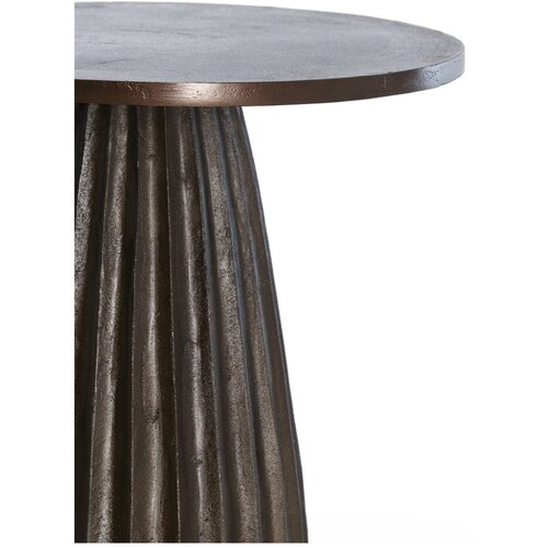 Light &amp;amp; Living Kovinska okrogla stranska mizica &amp;oslash; 40 cm Veglia &amp;ndash; Slike