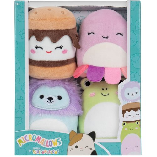 Squishmallows Pli&amp;scaron;ane igračke u setu 4 kom 4Pack &amp;ndash; Slike