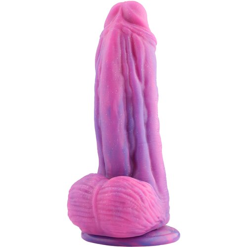 HiSmith WDD020-L Wildolo Silicone Dildo 28cm Pink-Purple Slike