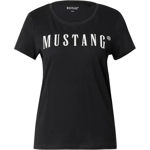Mustang Majica 'ALMA' črna / bela