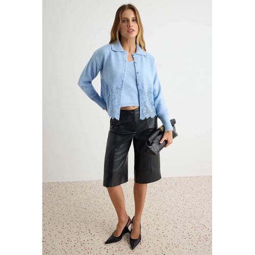 TRENDYOLMILLA Trendyol ženski set 2 komada kardigan-bluza model Milla, plava Cene