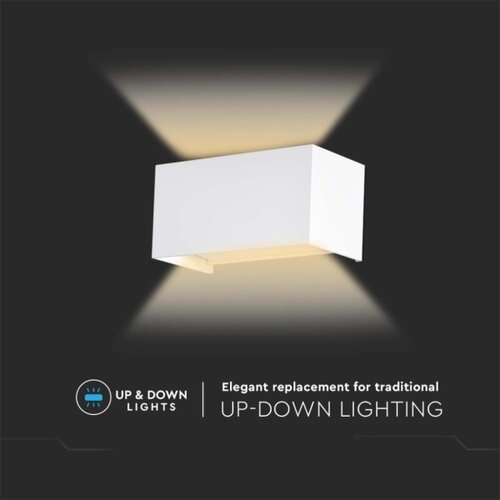  LED spolja&amp;scaron;nja zidna svetiljka LED/24W/230V 3000K IP65 bela Slike
