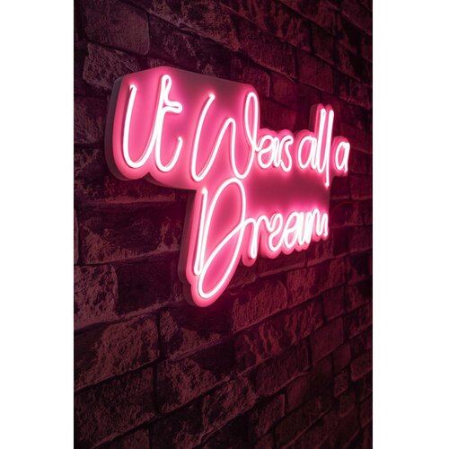 Wallity It was all a Dream - Pink Pink Decorative Plastic Led Lighting Slike