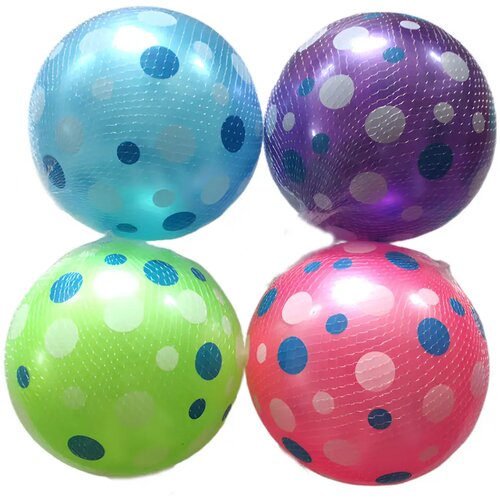 Magic Toys Pikčasta vzorčasta gumijasta žoga v več različicah s premerom 23 cm Cene