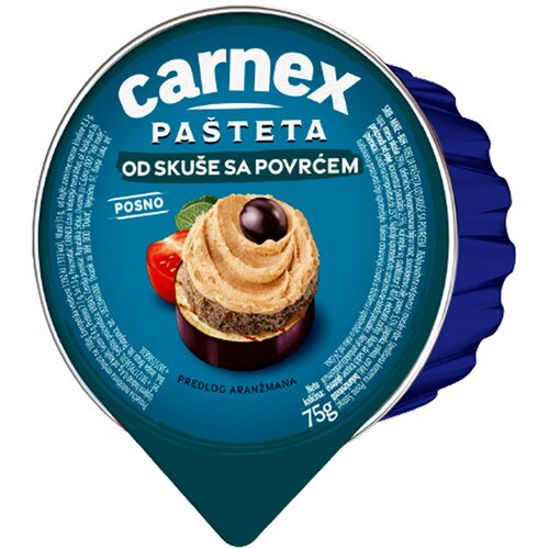 Carnex riblja pa&amp;scaron;teta od sku&amp;scaron;e sa povrćem 75g Slike