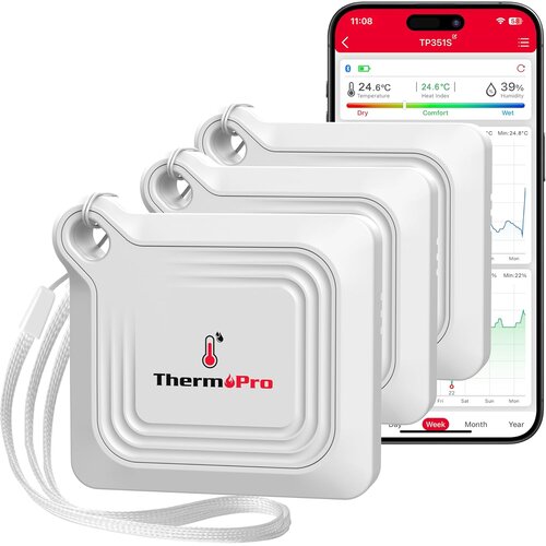 TEMPPRO 3x TP351 Bluetooth termometer higrometer 80 m Cene