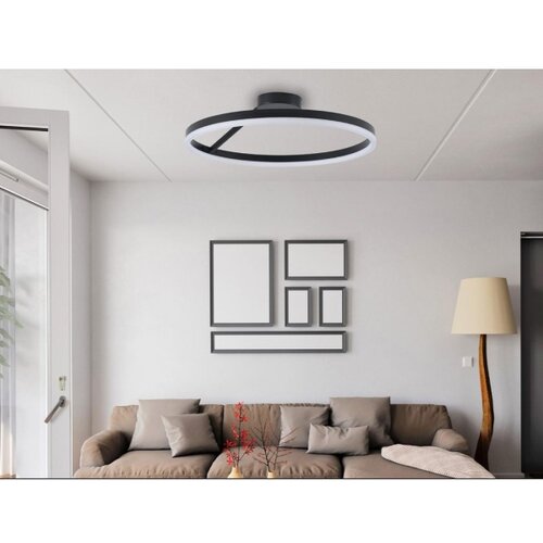  led prigu&amp;scaron;iva plafonska lampa povr&amp;scaron;inske montaže LED/40W/230V 3000-6500K crna + daljinski upravljač Slike