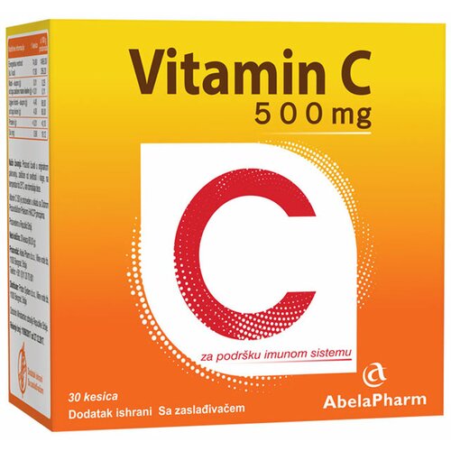 Vitamin C 500 mg, 30 kesica Slike