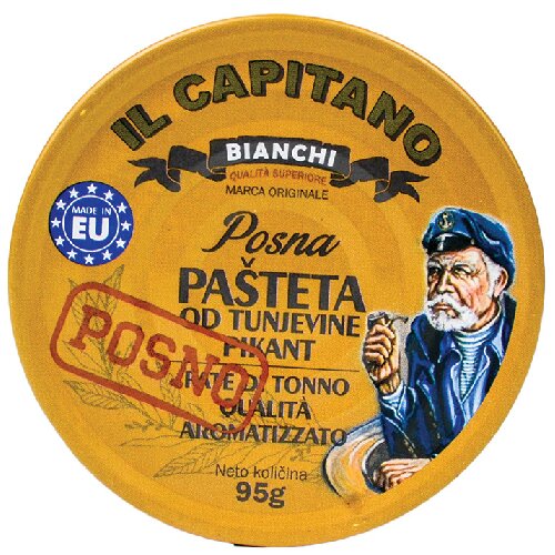 Il Capitano Posna pašteta od tunjevine, Pikant, 95g Cene