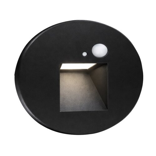 Master Lampa za stepenice sa senzorom 3W 4000K SGS R80SQ crna Slike