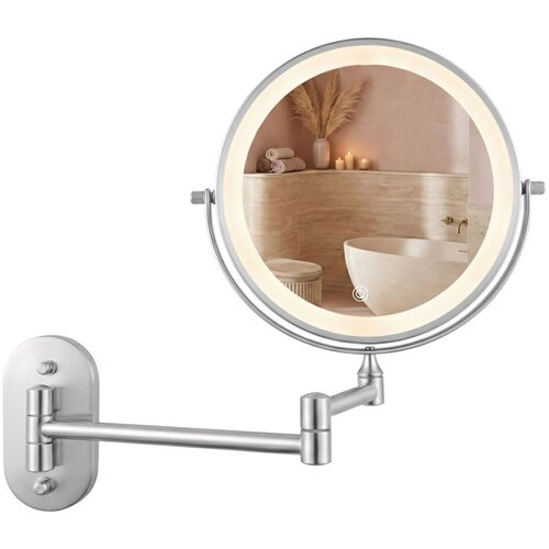 REA Bath Stensko ogledalo LED Glow Chrome Slike