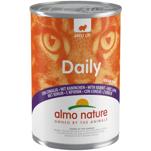 Daily Almo Nature Menu 6 x 400 g - Zajec