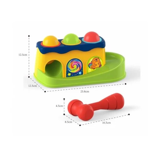 Bbo TOYS IGRACKA SA AKTIVNOSTIMA - UDARI LOPTICU 12m+ (HE0290) (HE0290) Cene