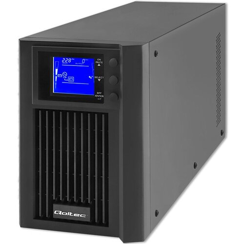 Qoltec 53981 UPS | On-line | Pure Sine Wave | 2kVA | 1.6kW | LCD | USB Cijene