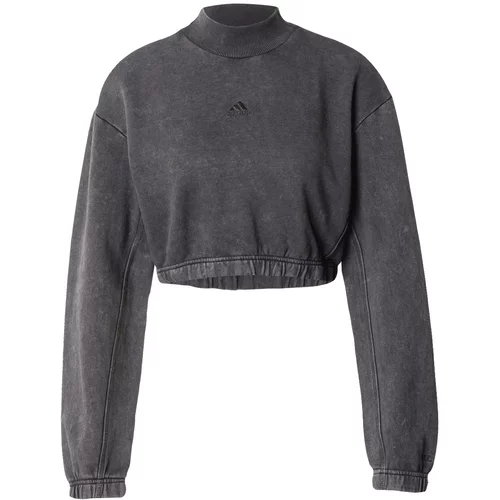 ADIDAS SPORTSWEAR Sportska sweater majica crna melange