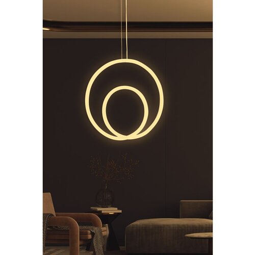Opviq geminorus white - yellow light white chandelier Cene