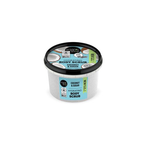 Organic Shop Body Scrub Cocoa & Sugar hidratantni piling za tijelo 250 ml Cene