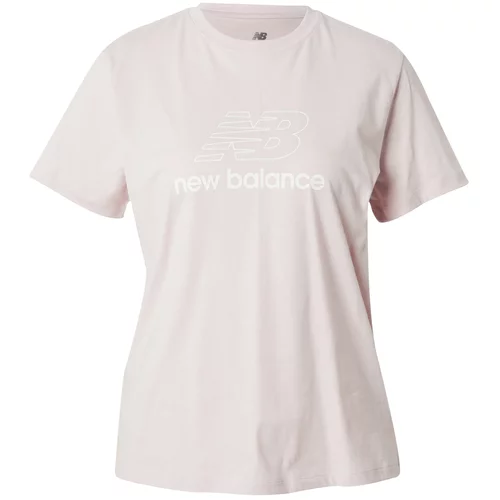 New Balance Majica pastelno roza / bela