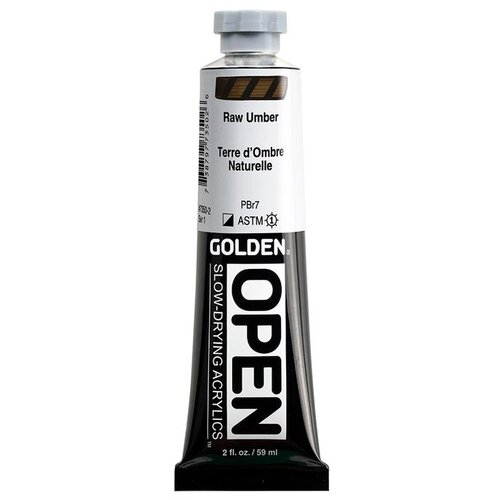  GOLDEN OPEN akrilna boja koja se sporo su&amp;scaron;i 59 ml | 7350 Raw Umbra Slike