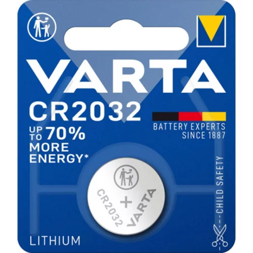 Varta Gumbna baterija ELECTRONICS, CR2032, od 10 kosov