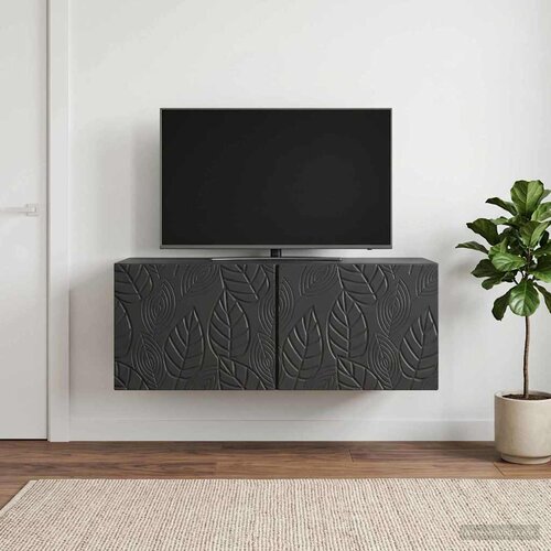 TV ormar za zid 78,5 x 41 x 30 cm Crna Konstruirano drvo Zidne Cene